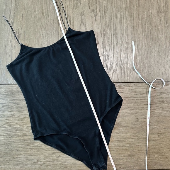 Heart & Hips Black Spaghetti Strap Bodysuit Size Small - Picture 8 of 8
